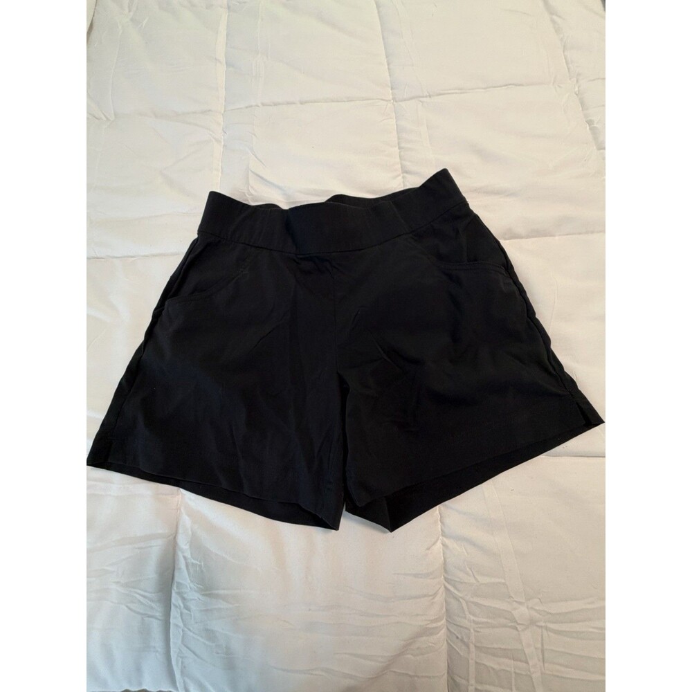 Columbia Women Omni Shade Shorts Size Medium Black Pull On Court